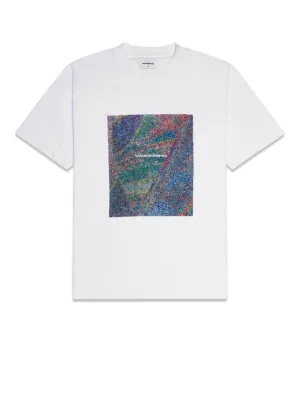 Bayne Glitch Tee - White