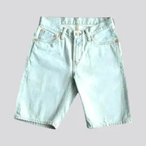 Casual men's denim shorts