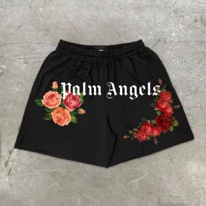 Casual sports print mesh shorts