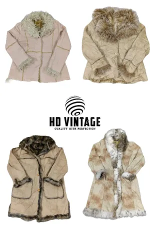 HD251 Ladies Y2K Premium Afghan Coats -10 PCs