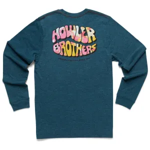 Howler Brothers Select Longsleeve T - Bubble Gum : Key Largo