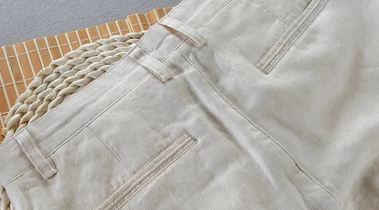 Linen casual pants