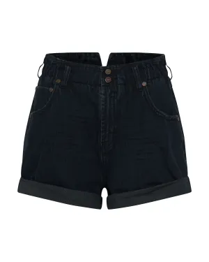 Pioneer High Waist Vintage Fit Short Fox Black