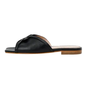 SANDRINE flat sandal - Crow