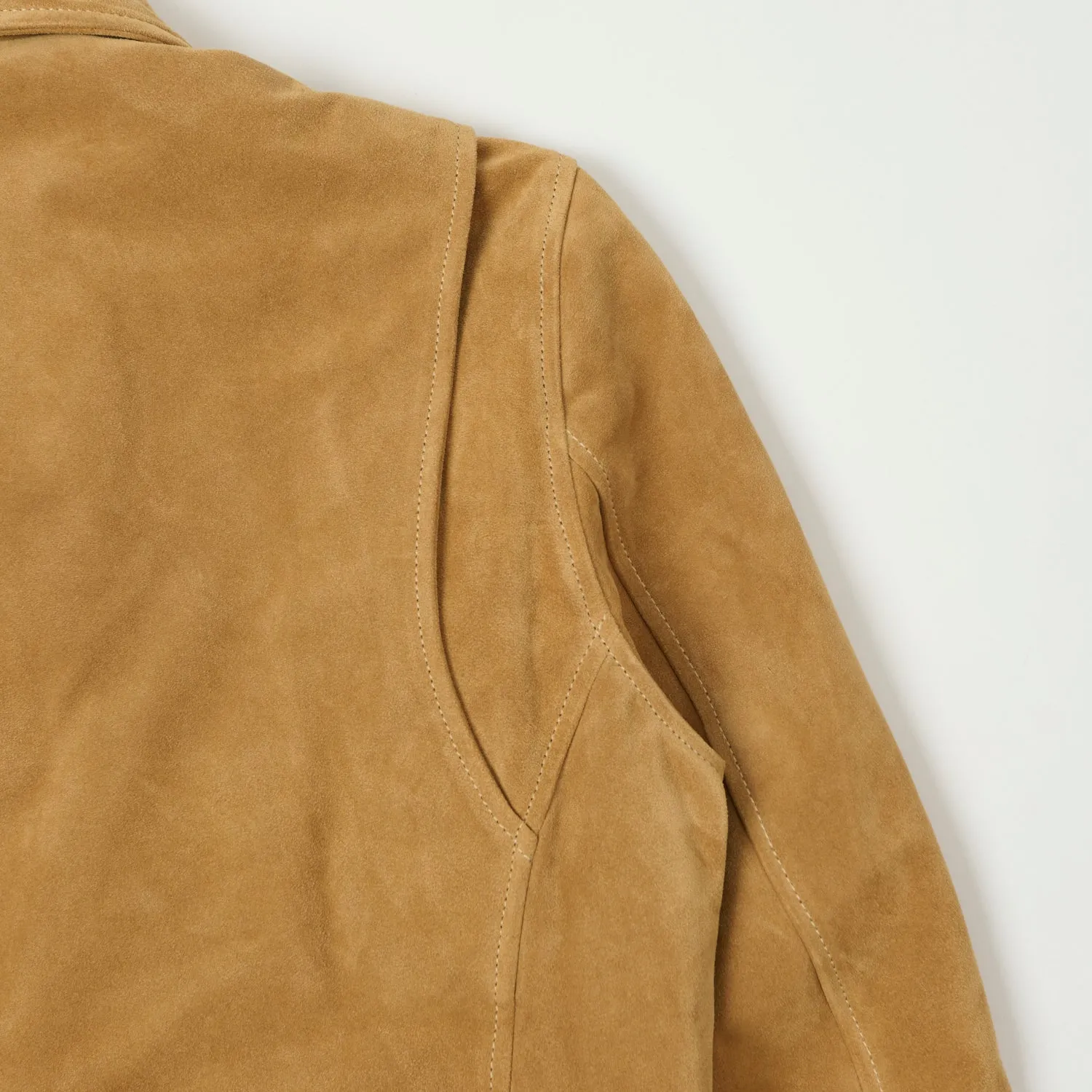 Shangri-La Heritage 'Varenne' Sabbia Suede Jacket - Tan