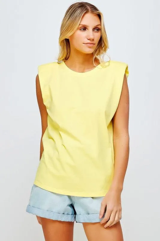 Shoulder Pad Muscle Tee