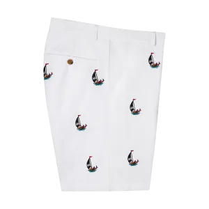 STAPLE CHINO SHORTS-WHITE