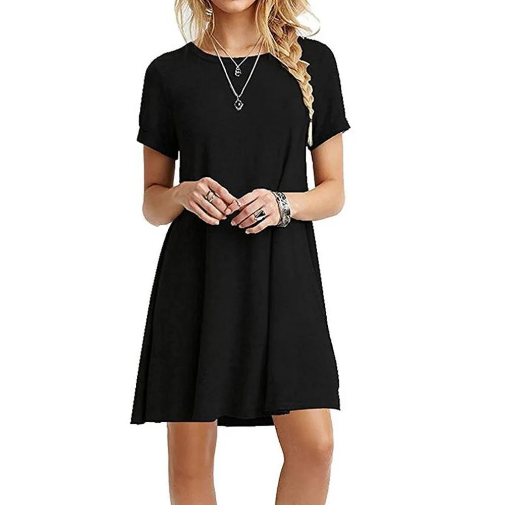 Summer Women's Short Sleeve Dress