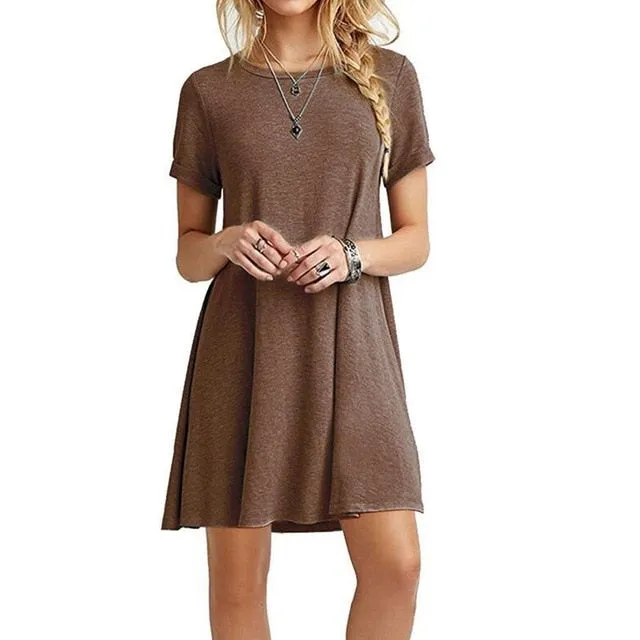 Summer Women's Short Sleeve Dress