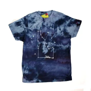 Toddler Ice Dyed Idaho Constellation T-shirt, eco-friendly waterbased inks, toddler sizes