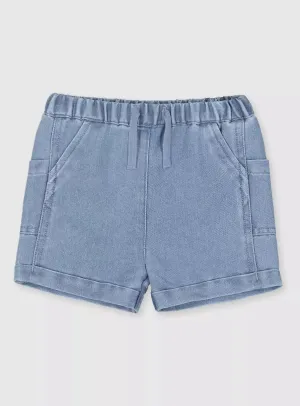 Tu Blue Denim Baby Boy Shorts