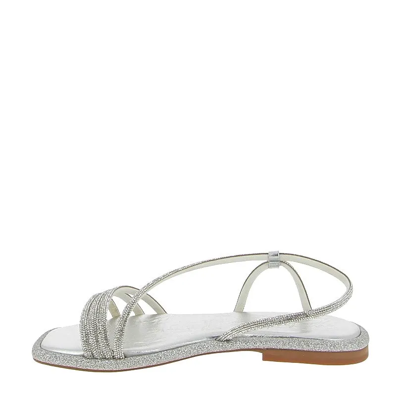 Wave 23723 Silver Slingback Sandal