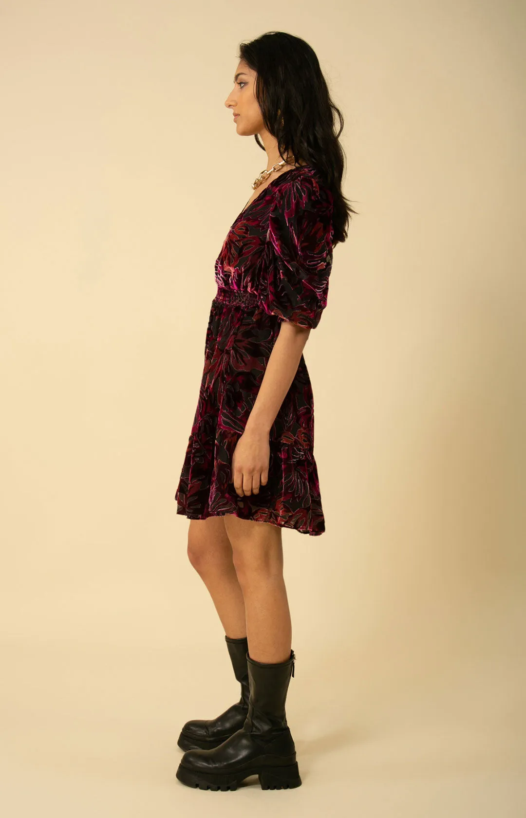 Willow Velvet Burnout Dress