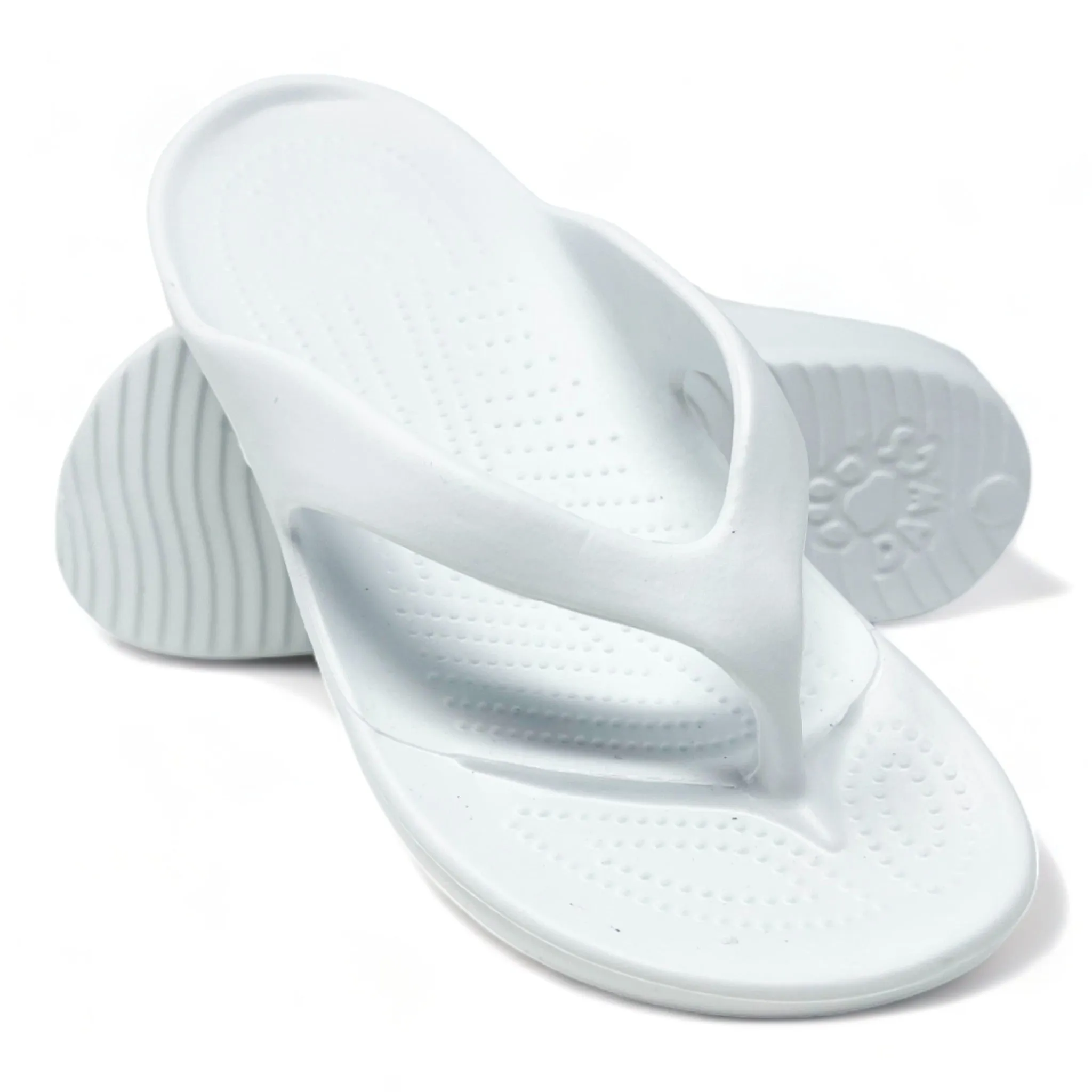 Women's Flip Flops - White